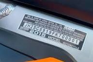 numero de chasis de moto