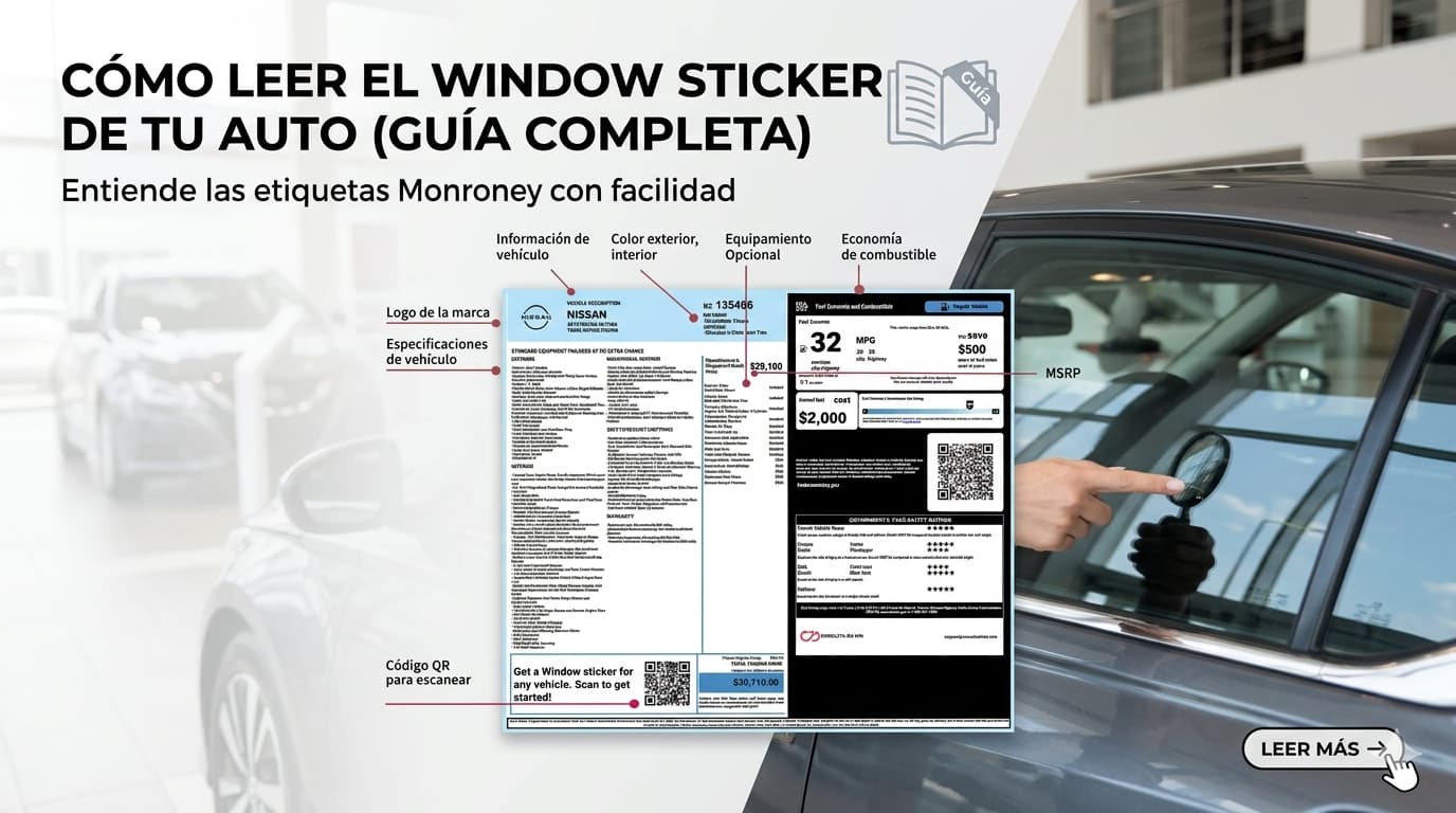 Cómo leer el Window Sticker de un vehículo