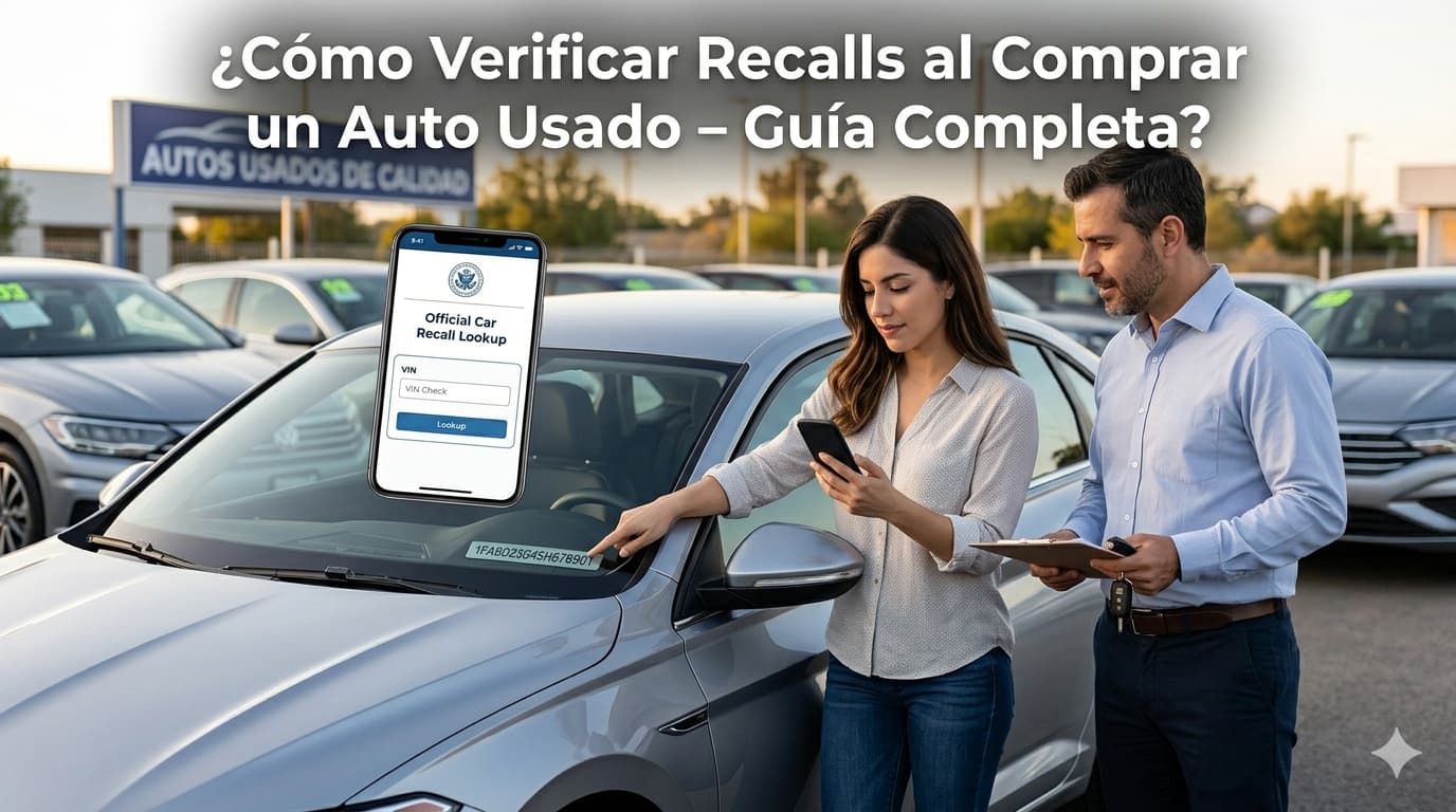 Cómo Verificar Recalls al Comprar un Auto Usado – Guía Completa